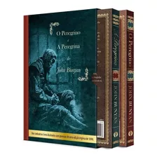 Box 2 Livros Capa Dura O Peregrino + A Peregrina John Bunyan