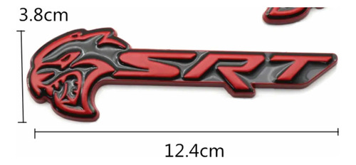 Emblema Srt Para Cualquier Modelo - Hellcat - Dodge Jeep Etc Foto 2