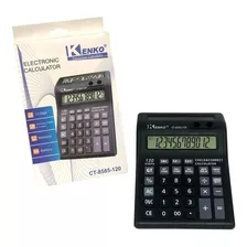 Calculadora Kenko 12 Dígitos Com 2 Visores Ct-8585-120