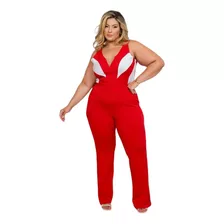 Macacão Feminino Plus Size Roupas Femininas