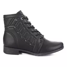 Bota Coturno Dakota Feminina Salto Baixo Cadarço Original