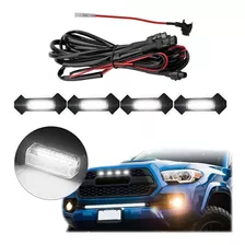 Luces Led Parrilla Toyota Tacoma Trd Sport 2019 4 Pz