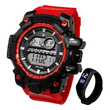 Relógio Masculino Sport Shock Prova D´água Original + Brinde