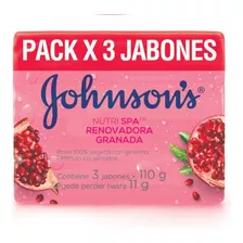 Jabón Johnson's Granada Tripack 330 Gr - - kg a $35