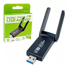 Adaptador Wifi Dual Band 1200mb 2.4/5ghz Wireless 5g Usb 3.0