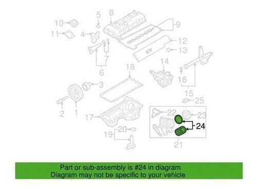 Filtro Aceite Bmw Serie 3 5 X3 X5 X6 Ox387d Hu816x Premium Foto 3