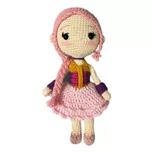 Muñeca Luli Pampin Amigurumi Tejida A Crochet