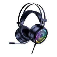 Headphone Gamer Usb Com Microfone Led Rgb Headset