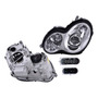 Par De Faros Delanteros Mercedes-benz C320 2003-2005 Depo