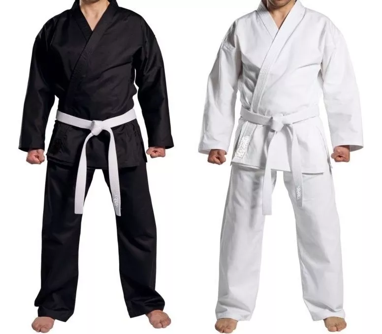 Karate Karategi Uniforme Traje Kimono Adulto + Cinto Blanco
