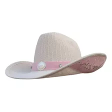 Sombrero Rosa Gastado Vaquero Cowboy Western Country