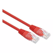 Cabo De Rede Cat 5e Patch Cord 10m Yh3055 Vermelho Rontek