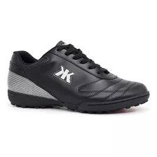 Zapatilla Para Hombre Kaida Cu23-7028 Negro Plata