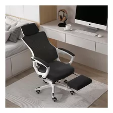 Silla Gamer Oficina Ergonómica Reclinable Reposapiés Girar 