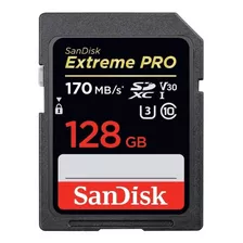 Cartão De Memória Sandisk Sdxc Uhs-i Extreme Pro 128gb 