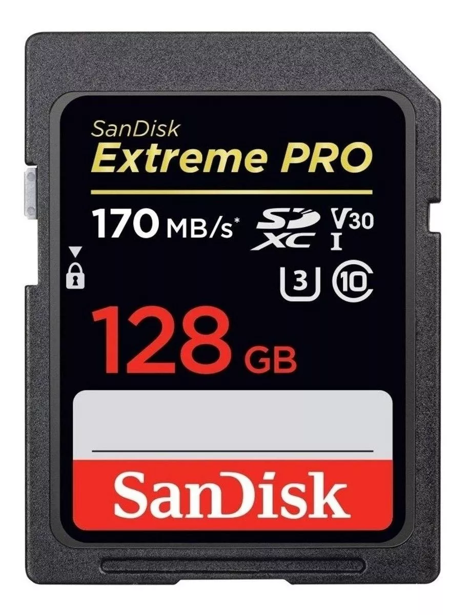 Cartão De Memória Sandisk Sdsdxxy-128g-gn4in  Extreme Pro 128gb