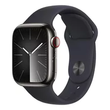 Apple watch 9 Gps+cellular caixa Grafite De Aço 41mm