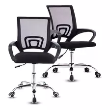 Silla De Oficina Ergonomica Movilidad Ruedas Soporte Lumbar