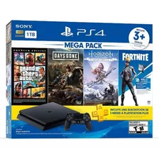 Playstation 4 Pro 1tb 12m Garantia. Negro 