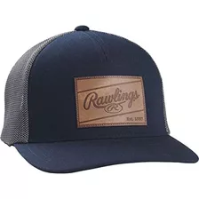 Rawlings Standard Snapback Hat, Azul Marino, Sistema Operati