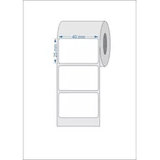 Etiqueta Térmica 40x25 Mm Mercado Envios Full Zebra 20 Rolos