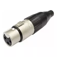 Plug Xlr Fêmea Amphenol Conector Canon Ac3f - 30 Unidades