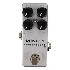 Moskyaudio Mini C4 Compresor Pedal De Efecto De Guitarra Met