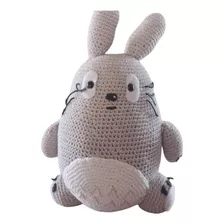 Amigurumi Mi Amigo Totoro, 34 Cm Para Coleccionar O Regalar 