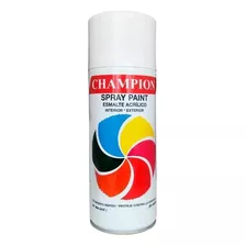 Spray Champion Esmalte Acrílico 0.415ml Plateado Brillante