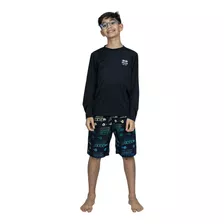 Camisa Rash Guard Infantil Térmica Pele Proteção Uv Extreme