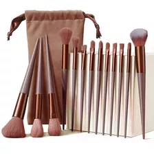 13 Pcs Brochas De Maquillaje Profesional Set De Brochas