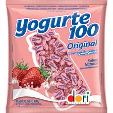 Bala Iogurte Mastigável Yogurte 100 Original Pcte 400g