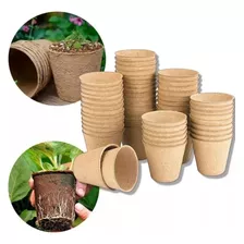 Maceteros Biodegradables 8cm (50 Unidades)