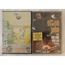 3 Dvd Elton John Rocketman + Goodbye Yellow Brick Road Novos