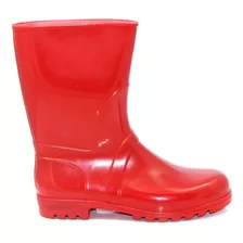 Botas Lluvia Mujer Lisa Diseño Clasico Citadina Art 6150