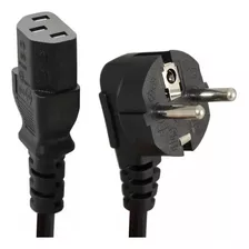 Cable De Corriente Schuko Pc Computadora Monitores Fuentes