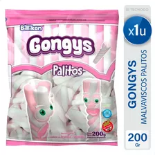 Malvaviscos Palitos Gongys Mini 0% Grasas 0% Sodio Sin Tacc