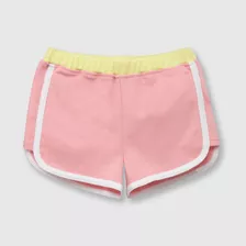 Short De Bebé Niña Bloques Dark Rose Colloky