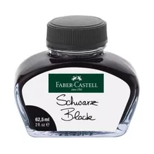 Tinta Para Pluma Fuente Faber-castell - 62,5ml - Negro