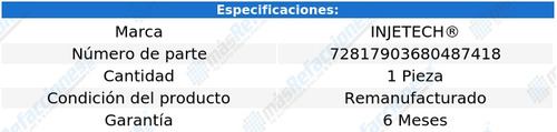 Inyector Combustible Aura V6 3.5l De 2007 A 2008 Injetech Foto 2