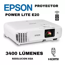 Proyector Video Beam Epson Powerlite E20 3400 Lúmenes