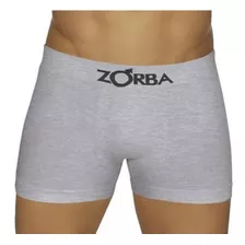 Pack X6 Boxer Zorba Hombre Algodon Sin Costura Lisos