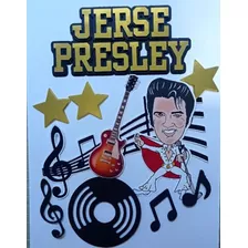 Arquivo De Corte Topo De Bolo Elvis Presleys Tudio+brinde