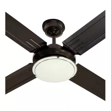 Ventilador De Techo Negro Exahome Con Plafon Garantia 5 Vel