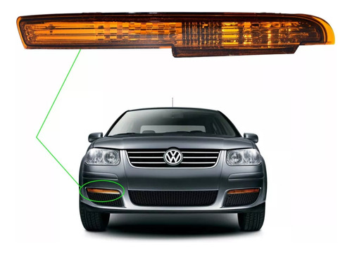 Foto de Luz Media Bomper Volkswagen Jetta 2008 - 2015 Derecha