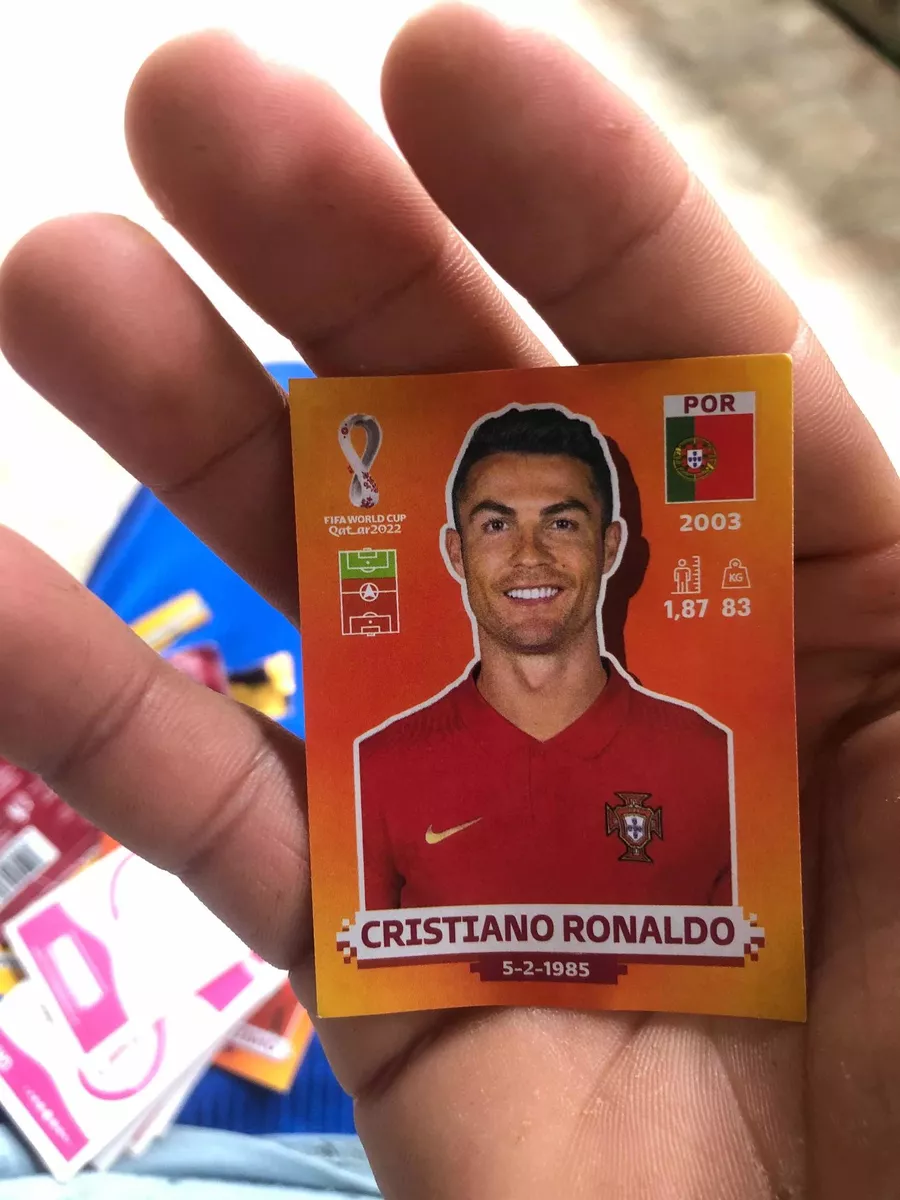 Estampa Cristiano Ronaldo Mundial Qatar 2022 Portugal