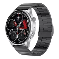 Smartwatch Reloj Pulsera Deportivo Redondo Para Hombre Acero