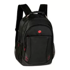 Mochila Executiva Compartimento Notebook Ml3106 - Clio Style Cor Preto Desenho Do Tecido Liso