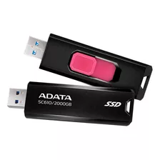 Disco Solido Ssd Externo Adata Sc610 2tb Usb 3.2 Windows Mac