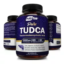 Pure Tudca 1000mg Nutriflair 60 Cap Apoyo Toxicidad Hepático